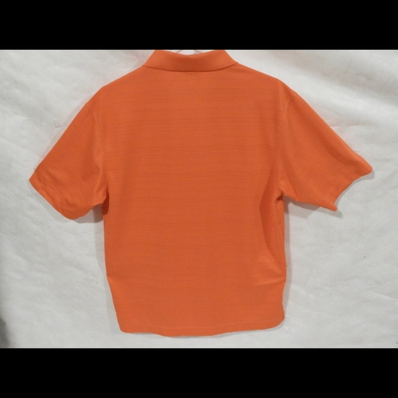 Orange Nike polo T-shirt Dri-Fit Size: M - Picture 2 of 4